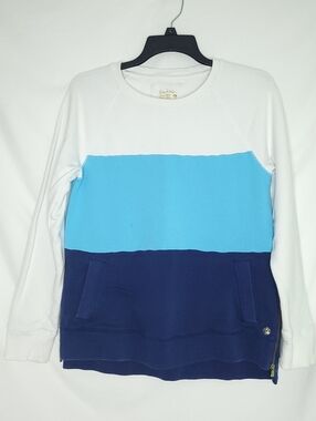 LILLY PULITZER Luxletic Beach Comber Colorblock Women's Pullover SMALL